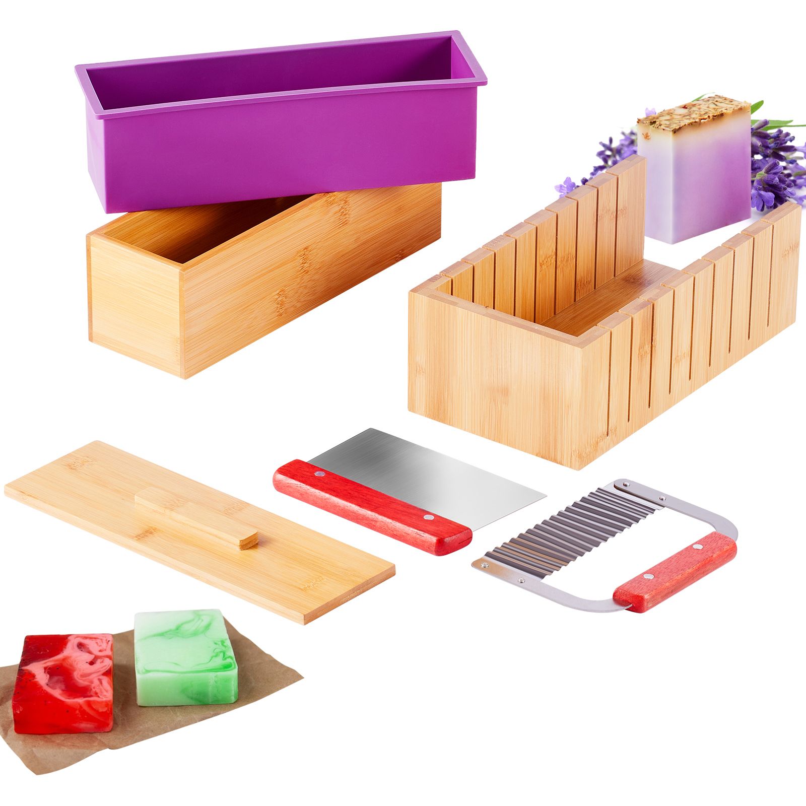 Soap Making Kit, Bamboo Cuttin - Soap Making Kit For Adults 评论和价格