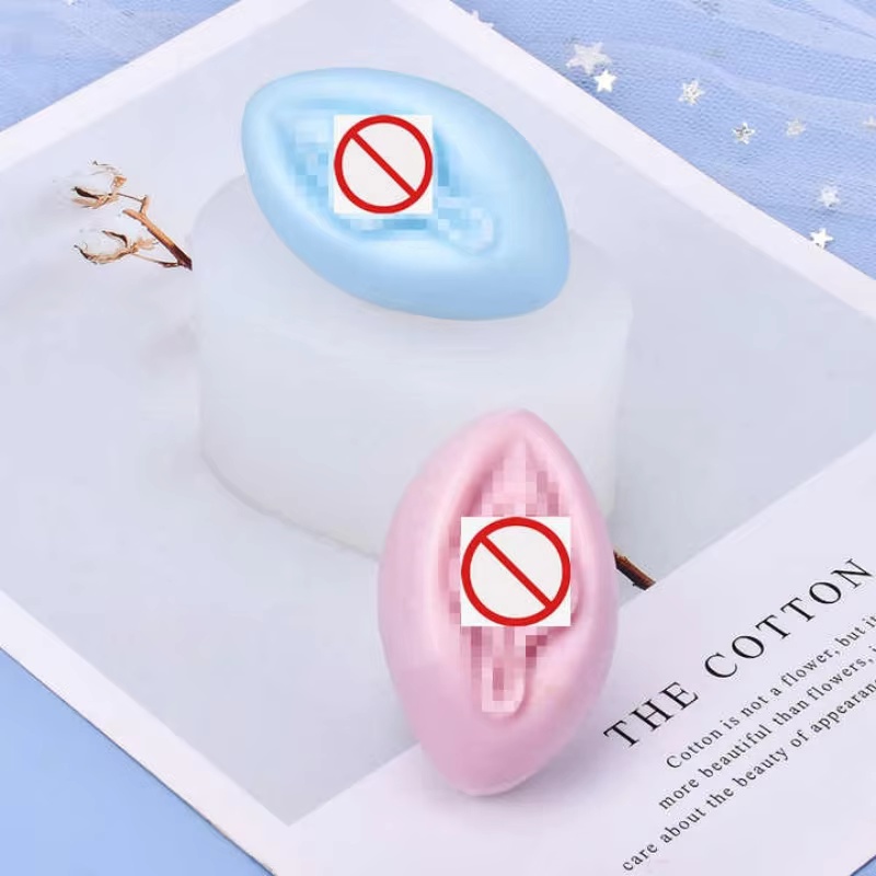 3D Penis Resin Mold Female Vul - Soap Making Kit For Adults 评论和价格