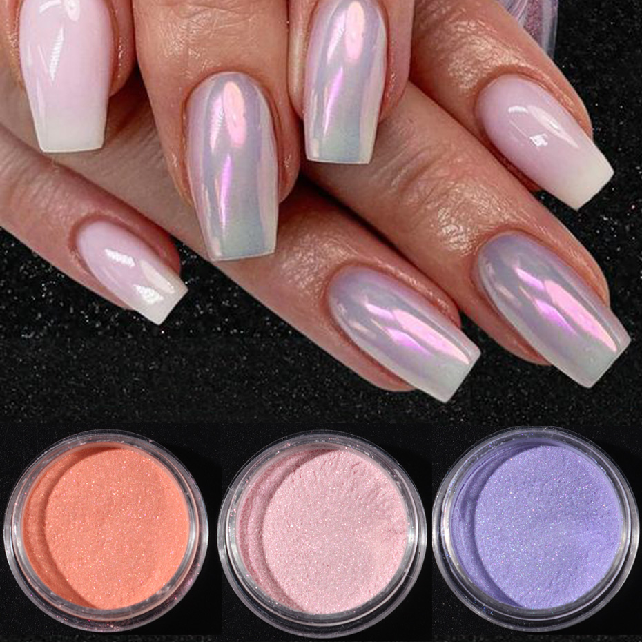 10pcs Set Nail Mermaid Dipping - Mica Powder Colorant 评论和价格