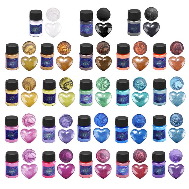 24Colors Epoxy Resin Dye Mica  - Mica Powder Colorant 评论和价格